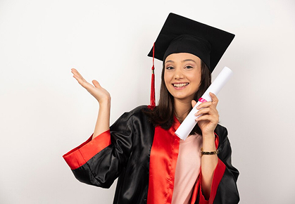graduated lady